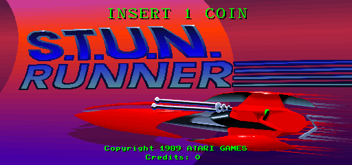 S.T.U.N. Runner (rev 6) Title Screen